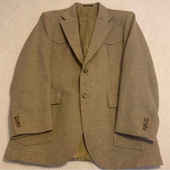 Vintage LEVI’S tweed look western sports  blazer jacket coat - Picture 3 of 13